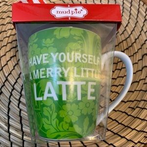 Mud Pie NIB Merry Latte Love Large Mug NIB
